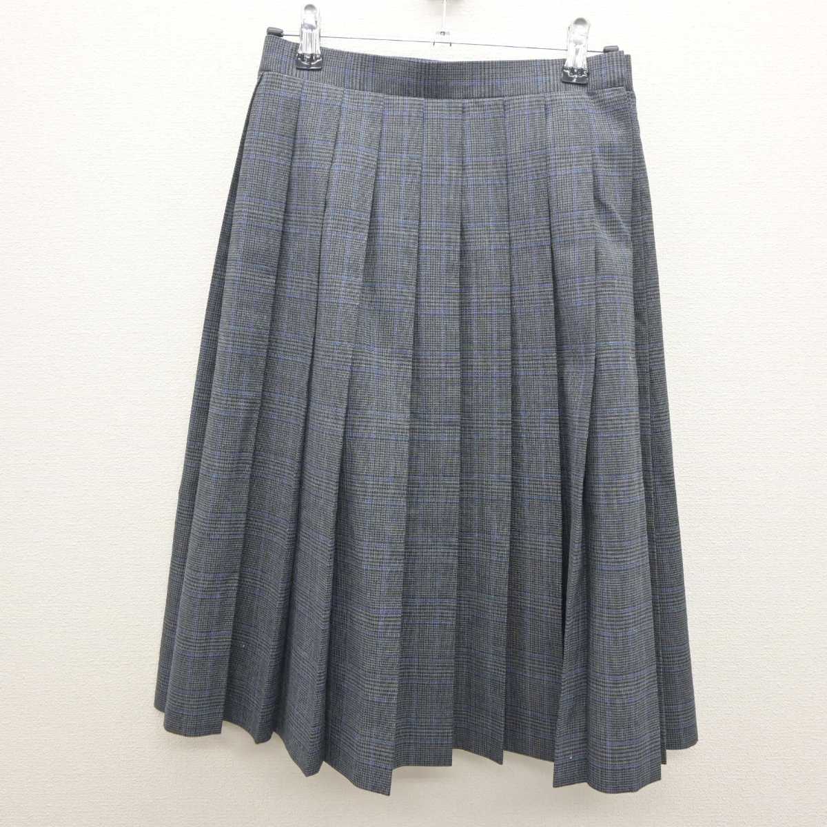 【中古】福岡県 菊陵中学校 女子制服 2点 (シャツ・スカート) sf061318