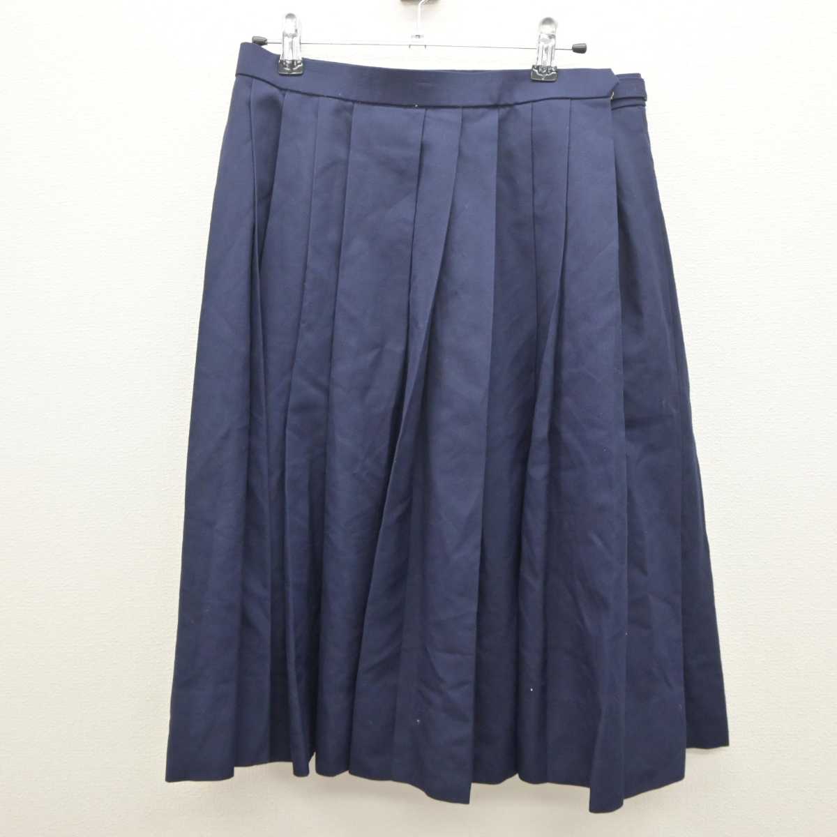 【中古】大阪府 夕陽ヶ丘中学校　　 女子制服 3点 (セーラー服・スカート・スカート) sf061321