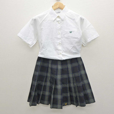 【中古】大阪府 阪南高等学校 女子制服 2点 (シャツ・スカート) sf061323