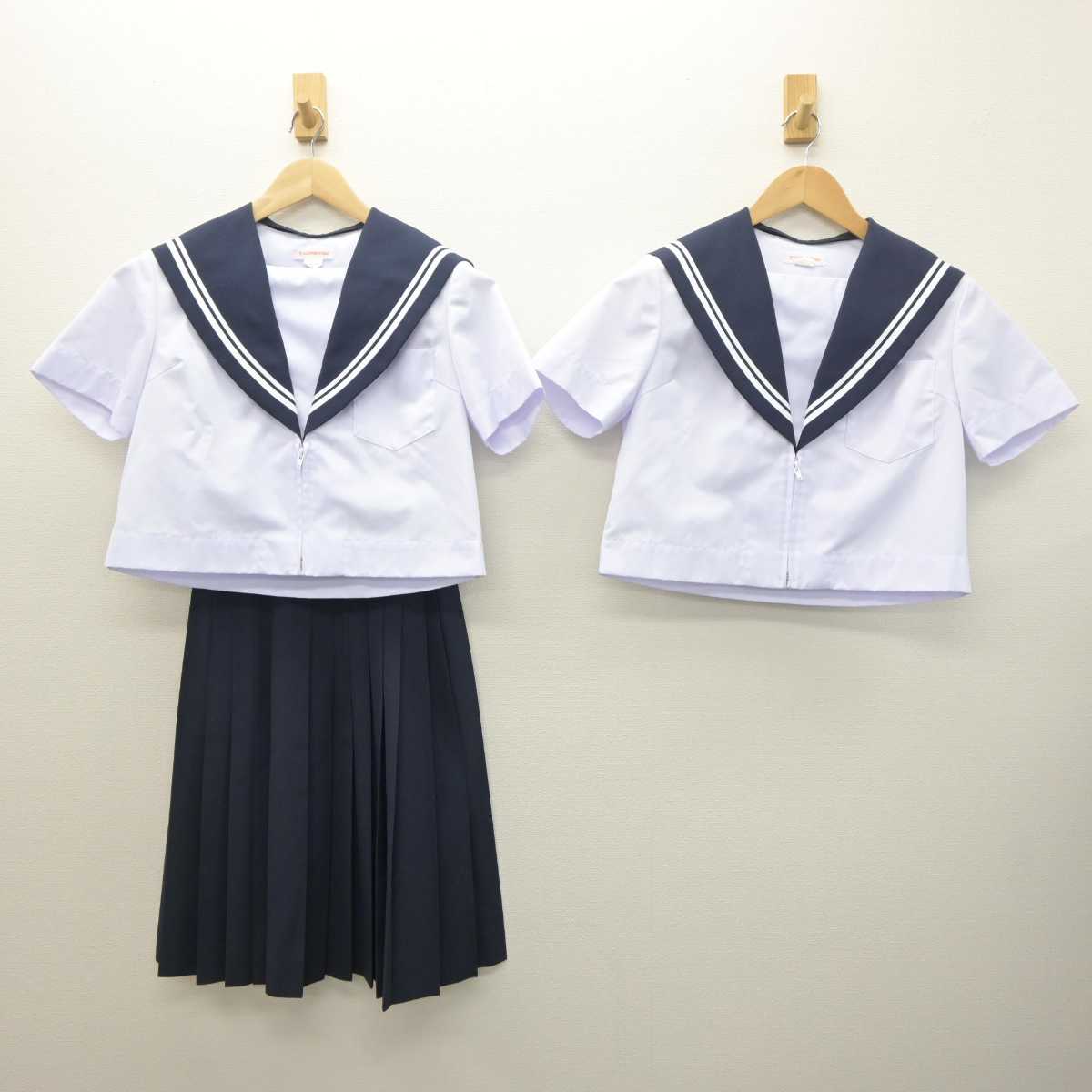 【中古】愛知県 瀬戸市立南山中学校 女子制服 3点 (セーラー服・スカート) sf061324