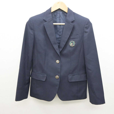 【中古】大阪府 浪速高等学校 女子制服 4点 (ブレザー・ニット・スカート) sf061334