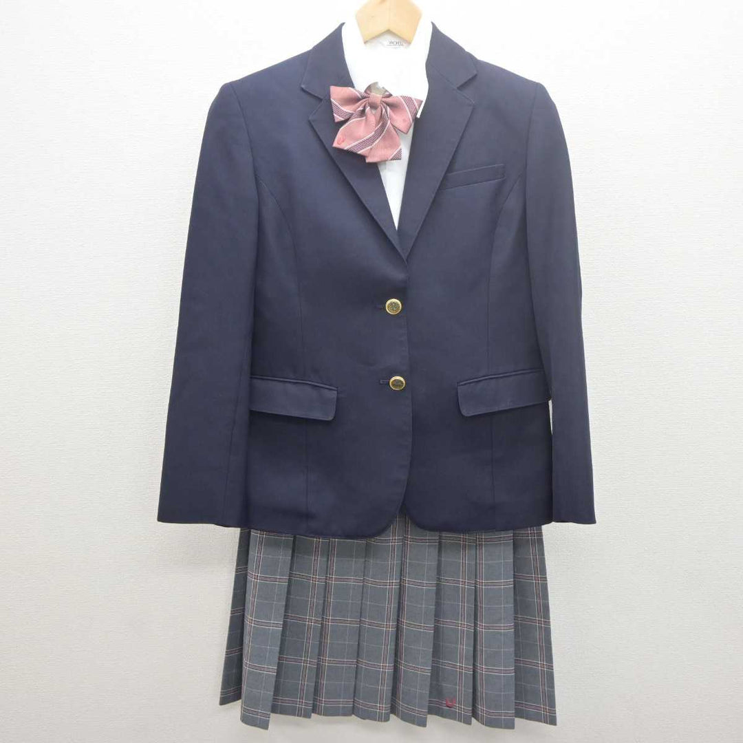 中古】大阪府 上宮高等学校 女子制服 4点 (ブレザー・シャツ