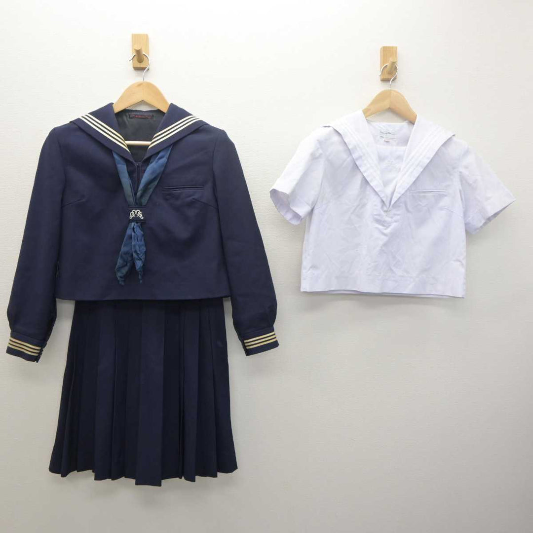 【中古】兵庫県 武庫川女子大学附属高等学校 女子制服 4点 (セーラー服・セーラー服・スカート) sf061341 | 中古制服通販パレイド