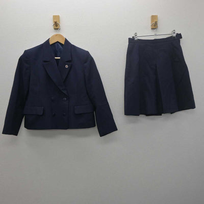 【中古】神奈川県 舞岡高等学校 女子制服 2点 (ブレザー・スカート) sf061346