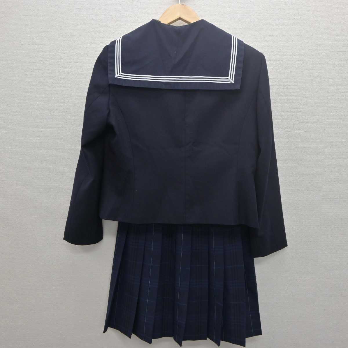 【中古】東京都 校正女子高等学校 女子制服 4点 (ブレザー・セーラー服・スカート) sf061347