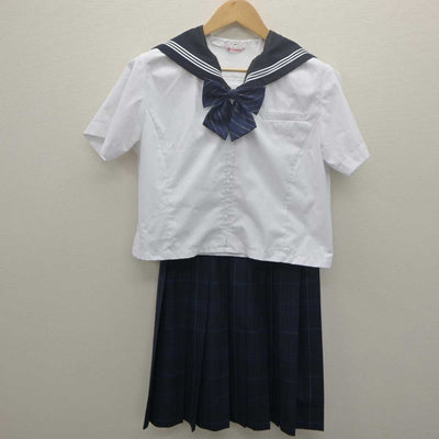 【中古】東京都 校正女子高等学校 女子制服 4点 (セーラー服・スカート) sf061349