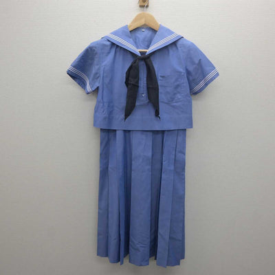 【中古】福岡県 福岡女学院高等学校 女子制服 3点 (セーラー服・ジャンパースカート) sf061353