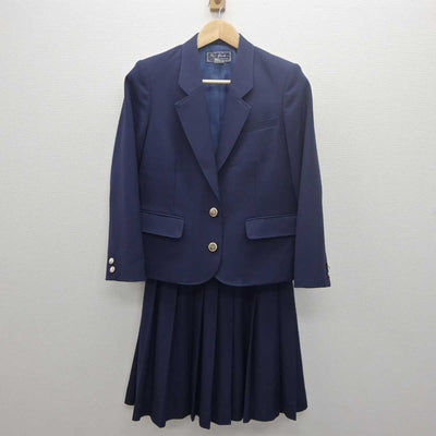 【中古】大阪府 北池田中学校 女子制服 2点 (ブレザー・スカート) sf061354