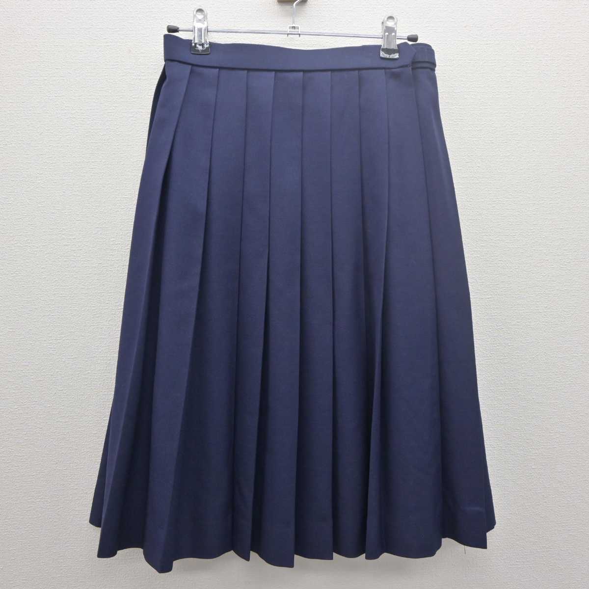 【中古】大阪府 北池田中学校 女子制服 2点 (ブレザー・スカート) sf061354