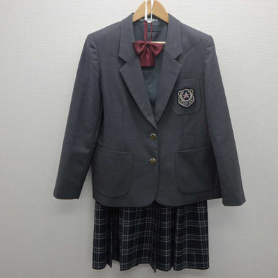 【中古】茨城県 日立北高等学校 女子制服 4点 (ブレザー・スカート) sf061357