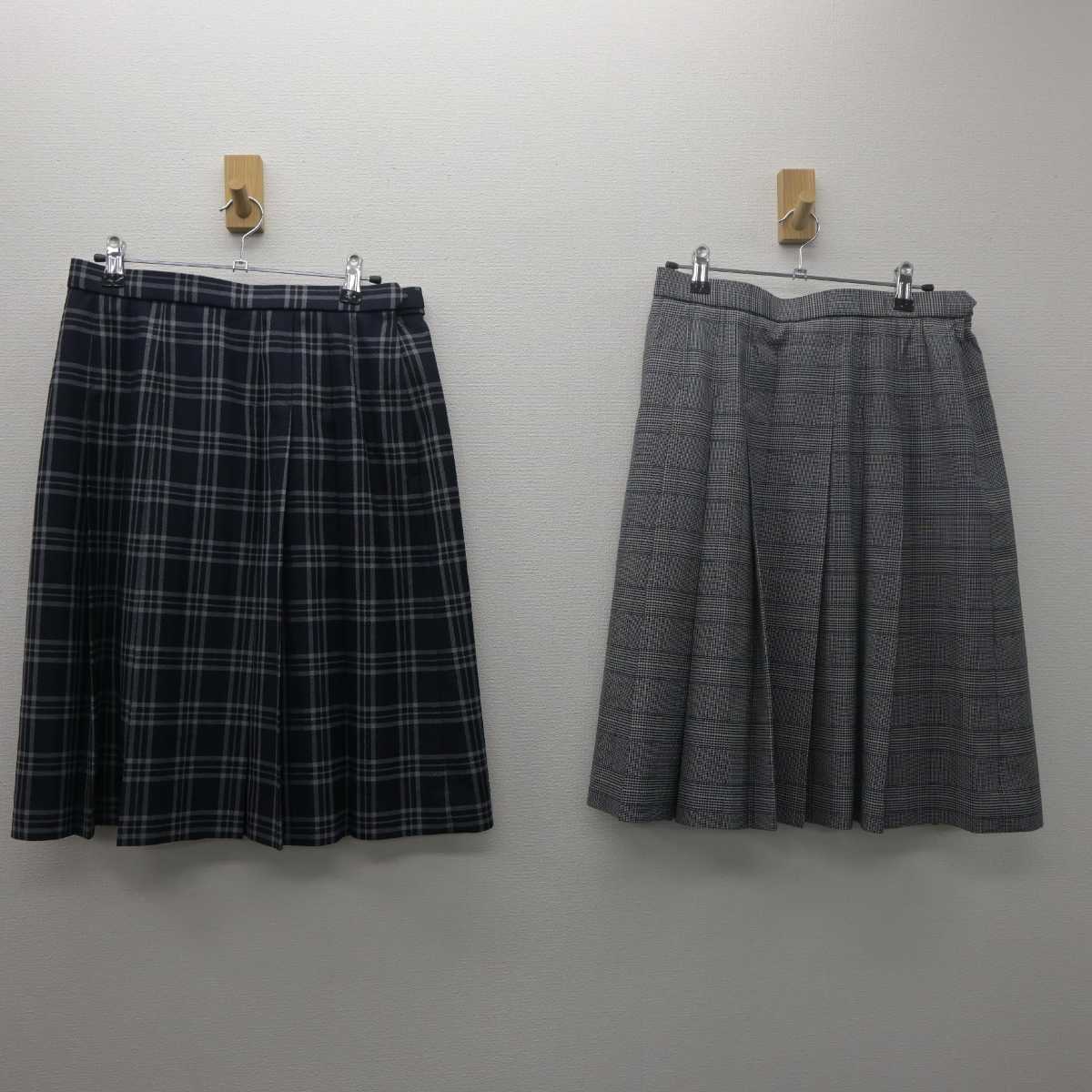 【中古】茨城県 日立北高等学校 女子制服 4点 (ブレザー・スカート) sf061357