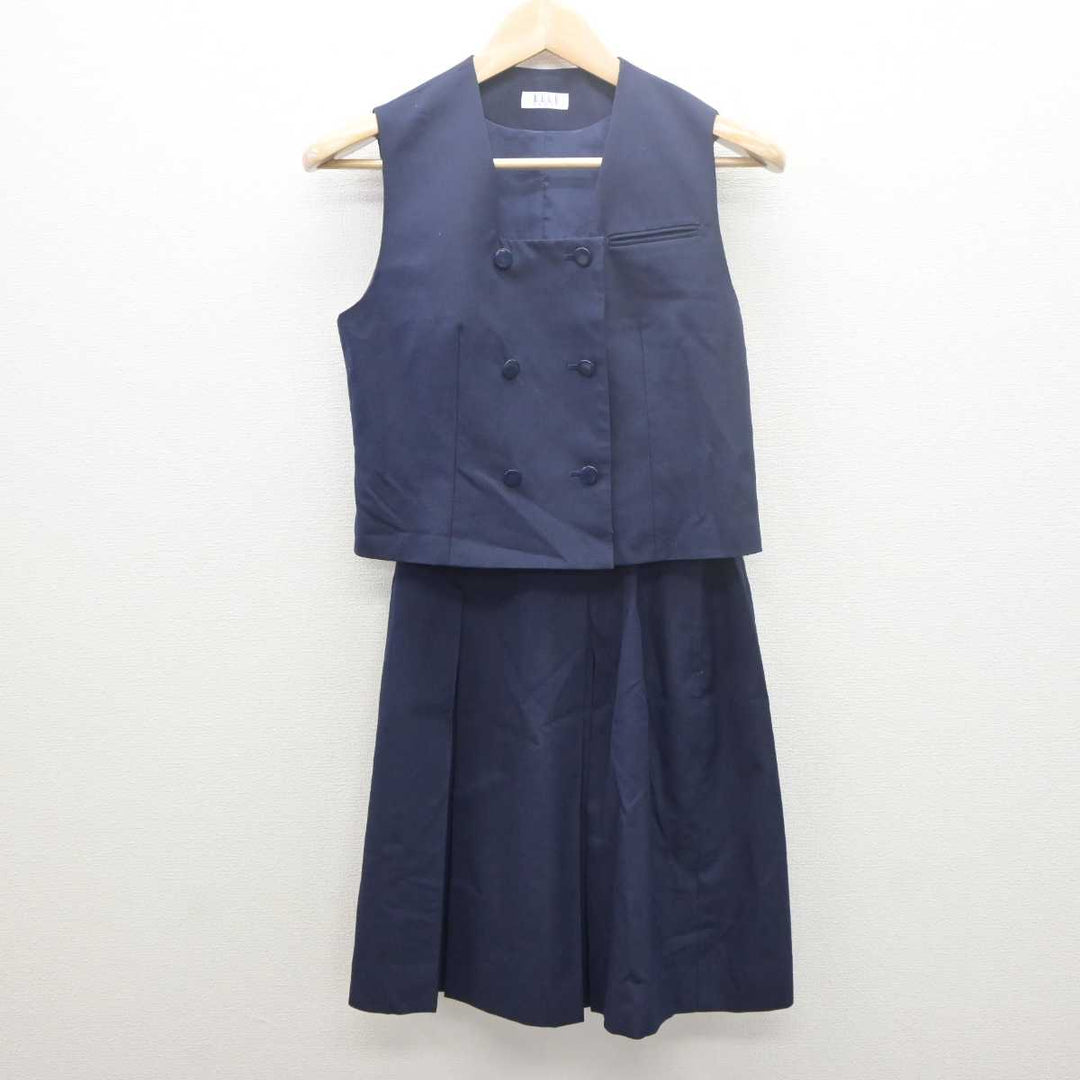 【中古】埼玉県 川越女子高等学校 女子制服 2点 (ベスト・スカート) sf061361 | 中古制服通販パレイド