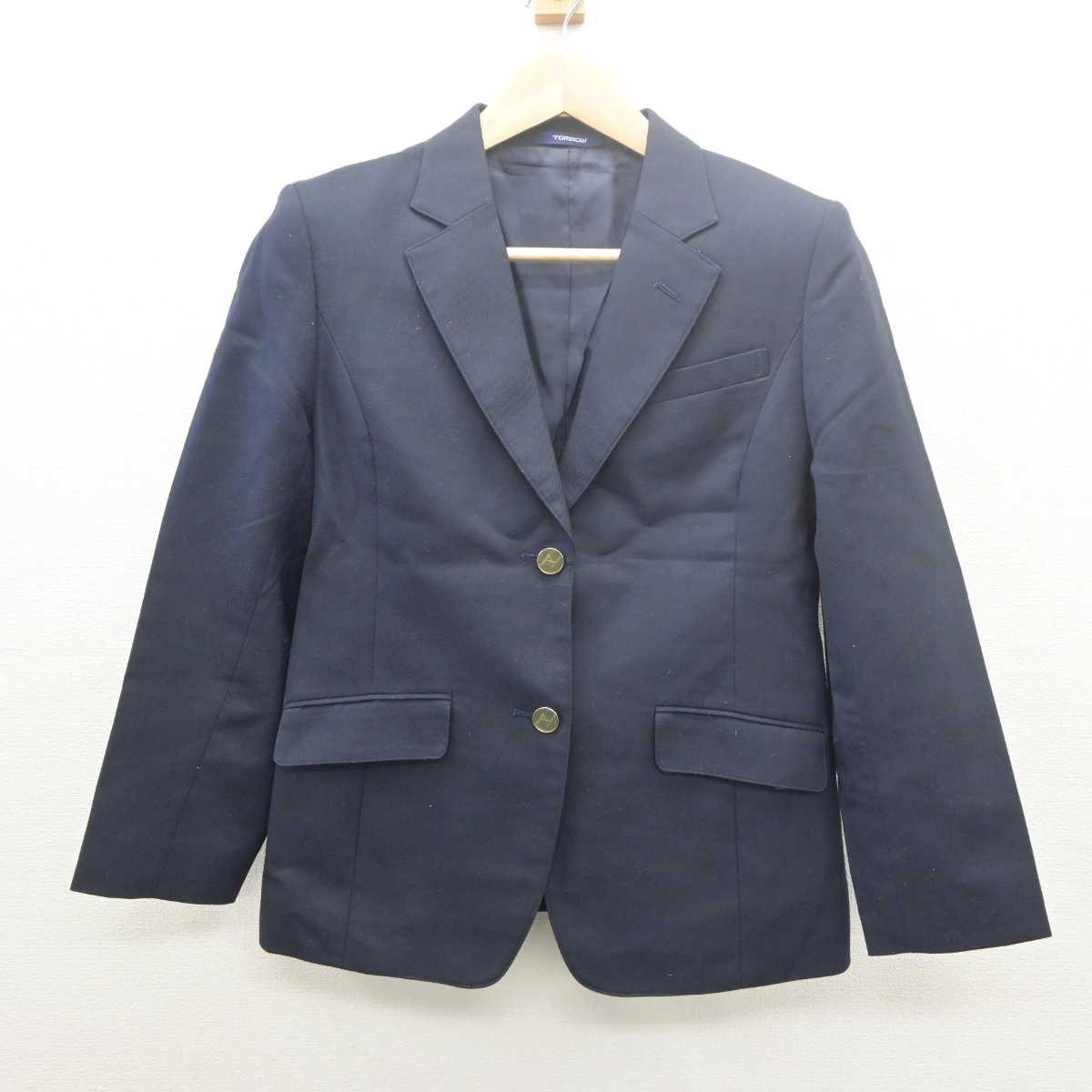 【中古】神奈川県 綾瀬西高等学校 女子制服 3点 (ブレザー・スカート) sf061362