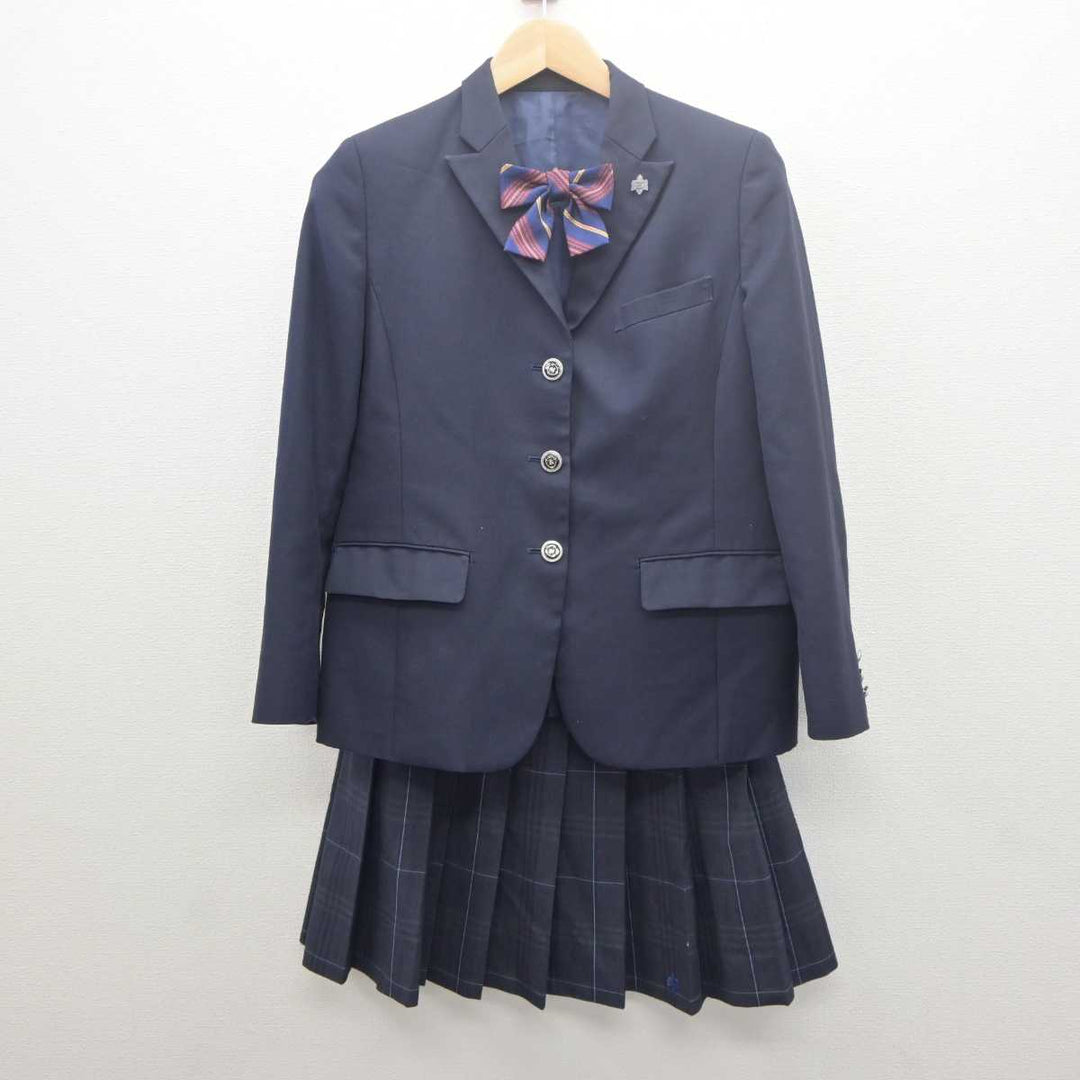 中古】愛知県 吉良高等学校 女子制服 4点 (ブレザー・スカート