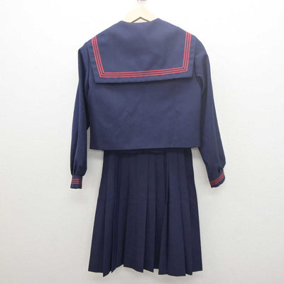 【中古】埼玉県 美原中学校 女子制服 3点 (セーラー服・スカート) sf061371