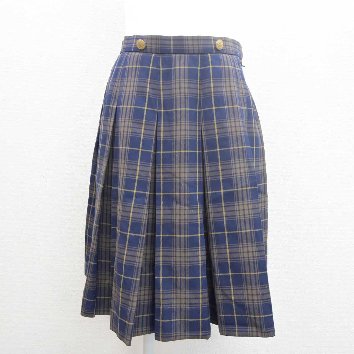 【中古】福岡県 福岡女子高等学校 女子制服 3点 (ブレザー・シャツ・スカート) sf061375