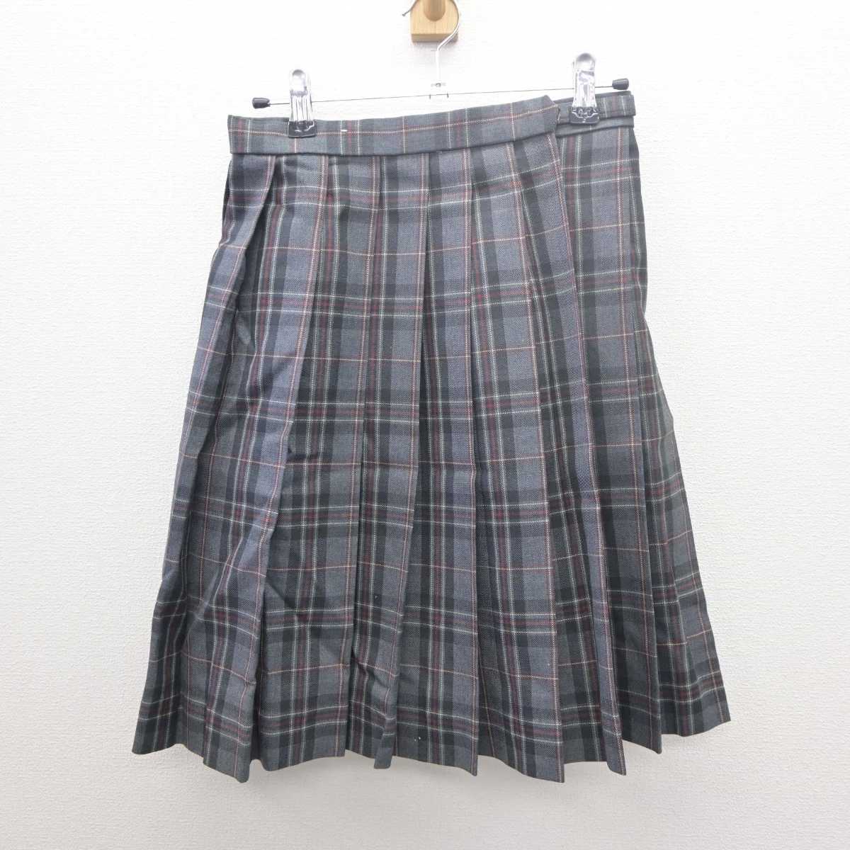 【中古】北海道 篠路西中学校 女子制服 3点 (ブレザー・スカート) sf061380