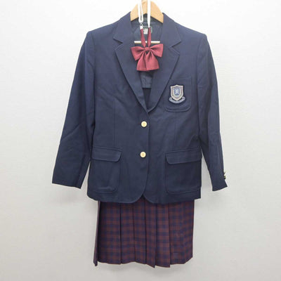 【中古】京都府 南丹高等学校 女子制服 3点 (ブレザー・スカート) sf061384