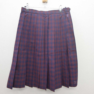 【中古】京都府 南丹高等学校 女子制服 3点 (ニット・スカート) sf061385