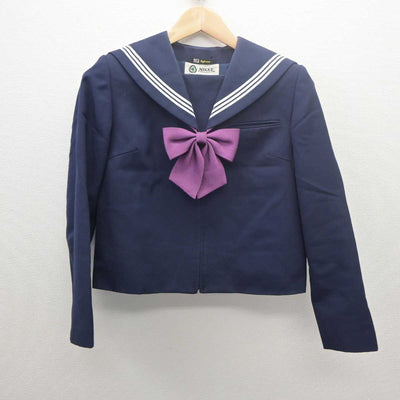 【中古】石川県 紫錦台中学校 女子制服 2点 (セーラー服・スカート) sf061392