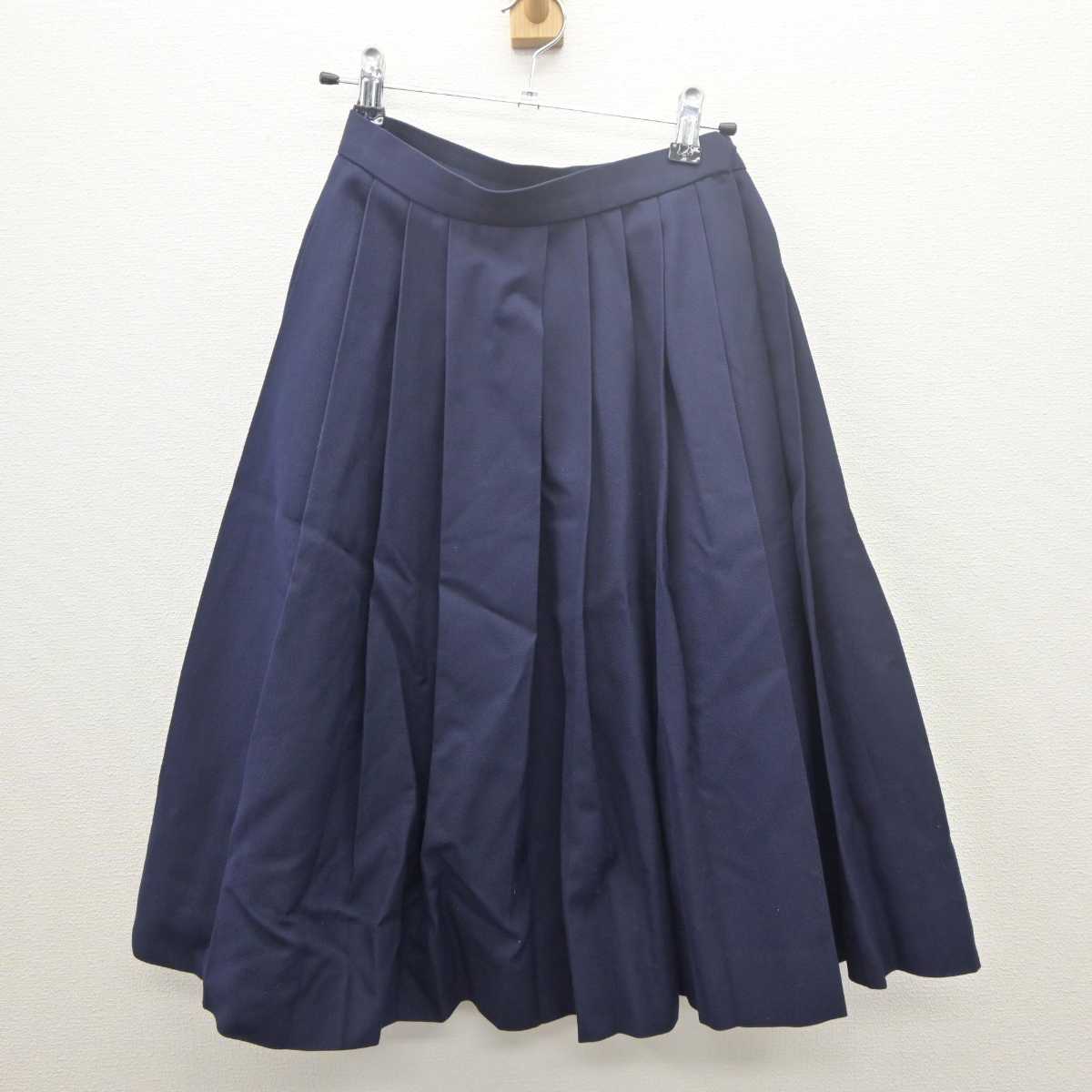 【中古】栃木県 真岡女子高等学校 女子制服 3点 (セーラー服・スカート) sf061396