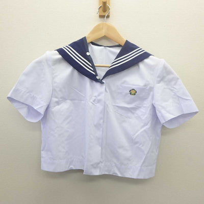 【中古】栃木県 真岡女子高等学校 女子制服 2点 (セーラー服) sf061398