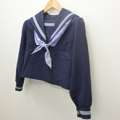 【中古】大阪府 高槻市立第八中学校 女子制服 2点 (セーラー服) sf061399