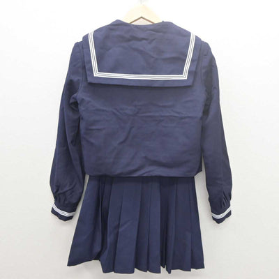 【中古】大阪府 茨木高等学校 女子制服 3点 (セーラー服・スカート) sf061400