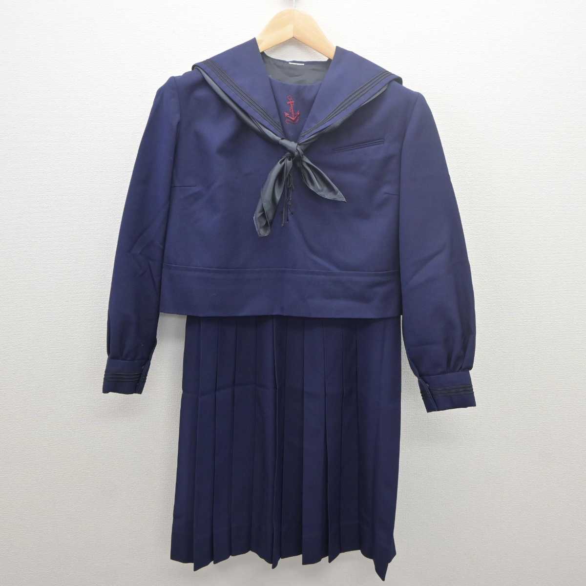 【中古】東京都 雙葉高等学校 女子制服 3点 (セーラー服・ジャンパースカート) sf061404