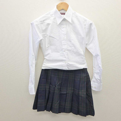 【中古】神奈川県 日々輝学園高等学校  女子制服 2点 (シャツ・スカート) sf061409