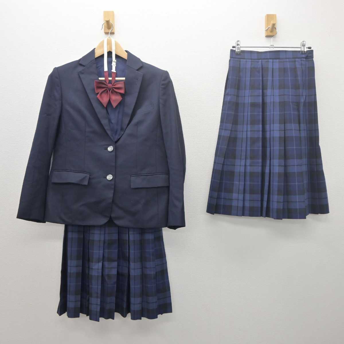 【中古】埼玉県 川口工業高等学校 女子制服 4点 (ブレザー・スカート) sf061412