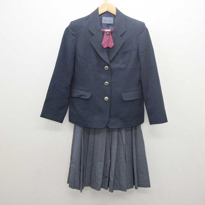 【中古】埼玉県 上青木中学校 女子制服 3点 (ブレザー・スカート) sf061414