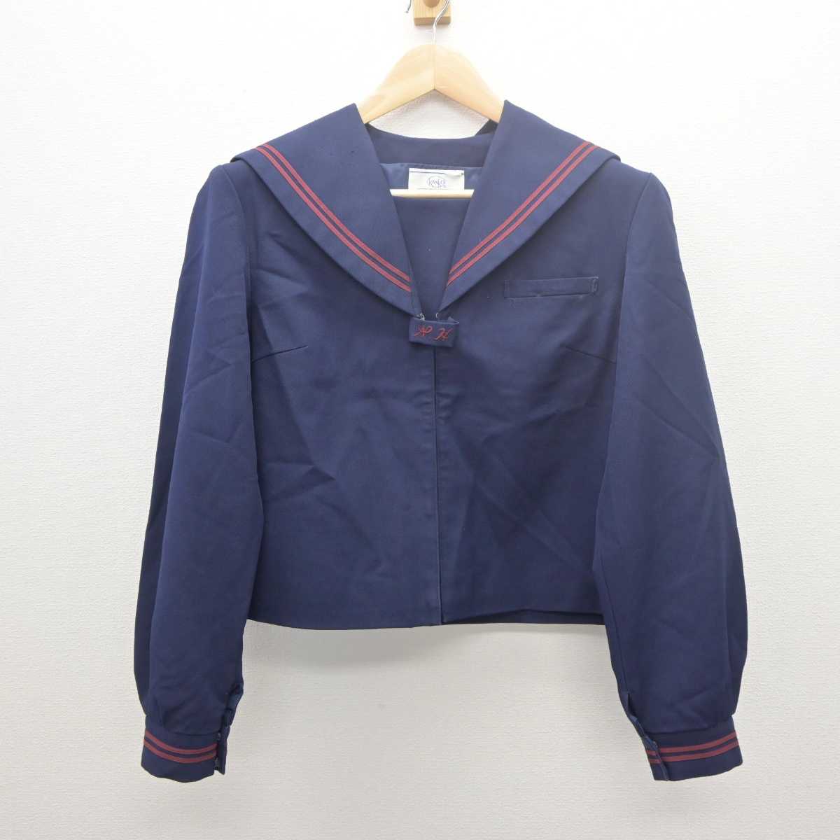 【中古】山梨県 韮崎東中学校 女子制服 2点 (セーラー服・スカート) sf061415