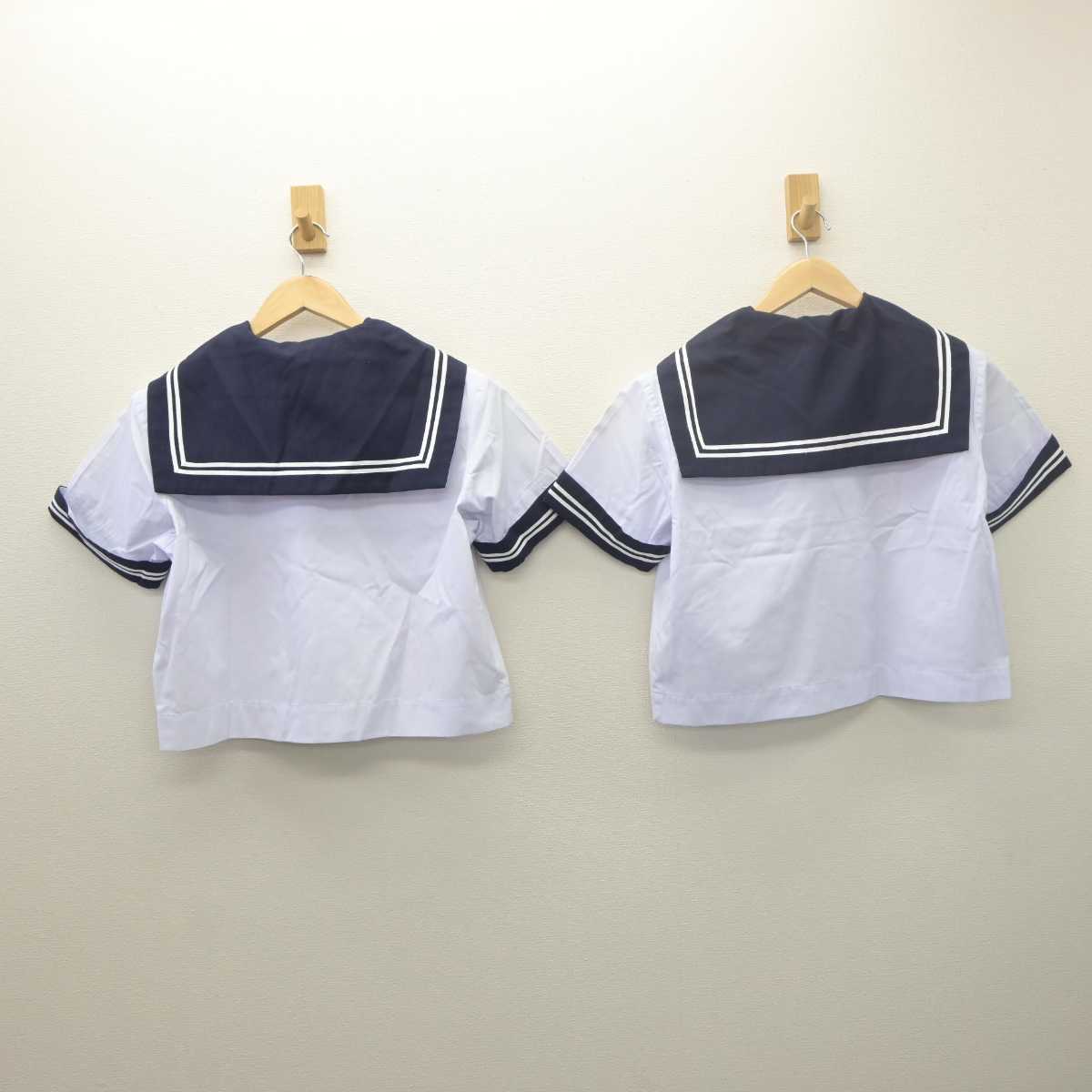 【中古】山梨県 韮崎東中学校 女子制服 3点 (セーラー服) sf061416