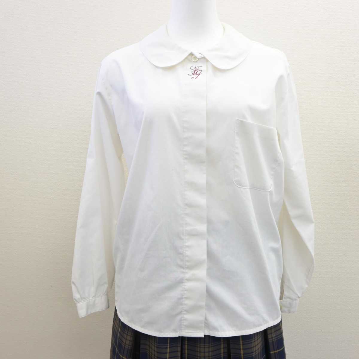 【中古】福岡県 福岡女子高等学校 女子制服 3点 (ブレザー・シャツ・スカート) sf061417