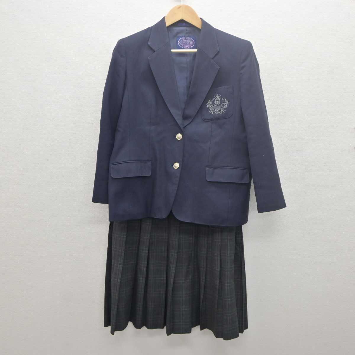 【中古】福岡県 三井高等学校 女子制服 3点 (ブレザー・スカート) sf061440