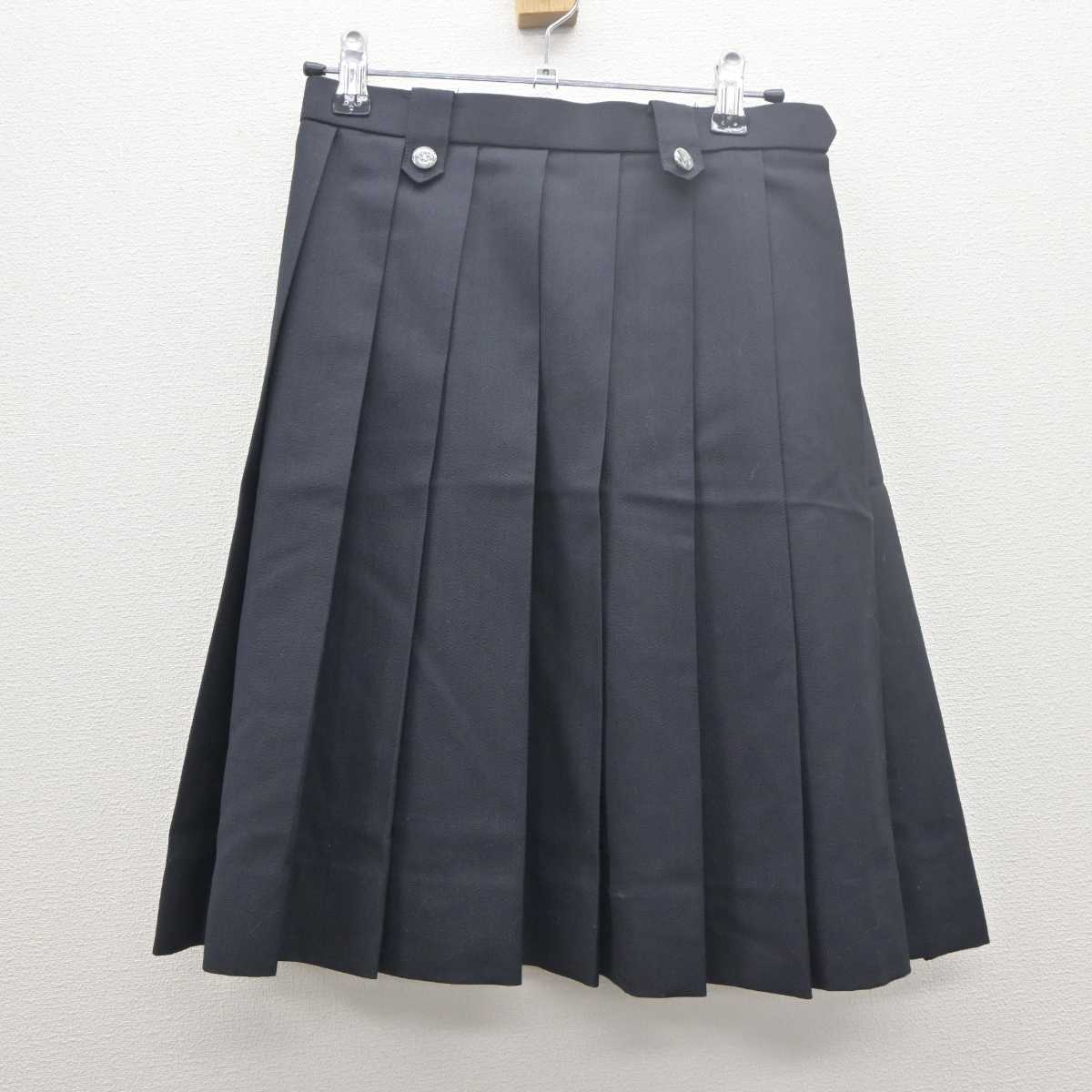 【中古】滋賀県 比叡山高等学校 女子制服 3点 (ブレザー・ニット・スカート) sf061441