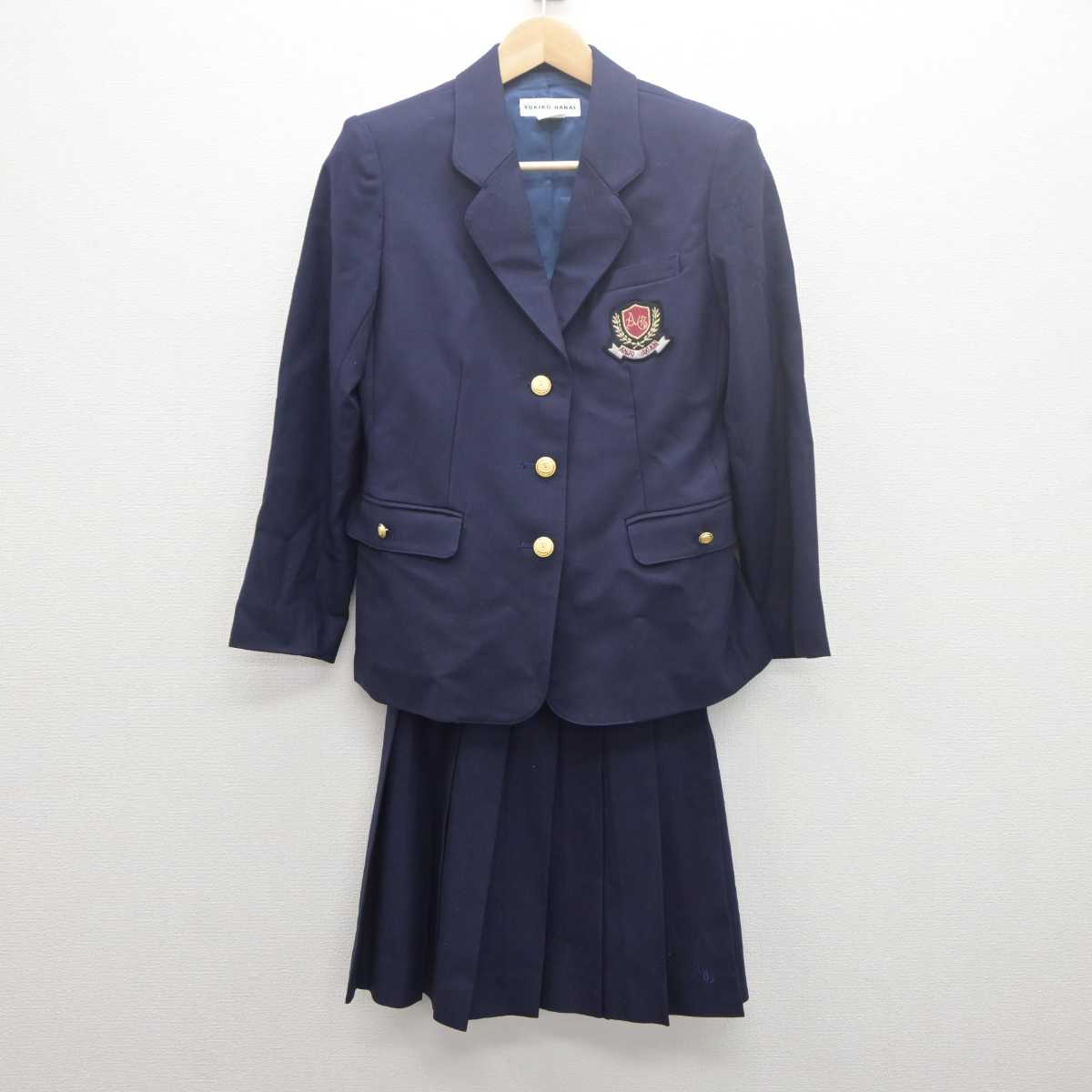 【中古】愛知県 安城学園高等学校 女子制服 2点 (ブレザー・スカート) sf061448