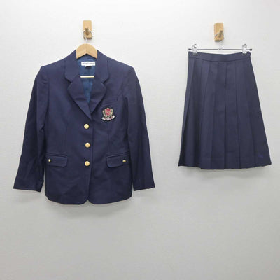 【中古】愛知県 安城学園高等学校 女子制服 2点 (ブレザー・スカート) sf061448