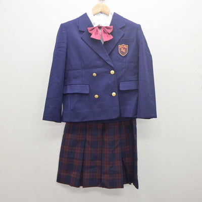 【中古】埼玉県 浦和学院高等学校 女子制服 5点 (ブレザー・ニット・シャツ・スカート) sf061450