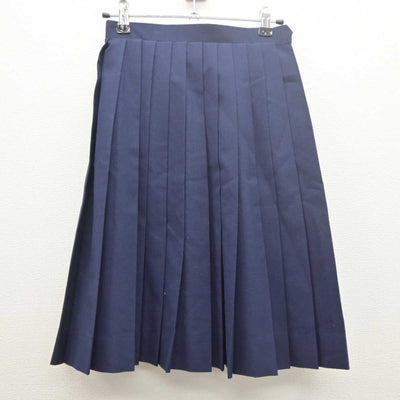 【中古】埼玉県 与野東中学校 女子制服 4点 (ベスト・シャツ・スカート) sf061454