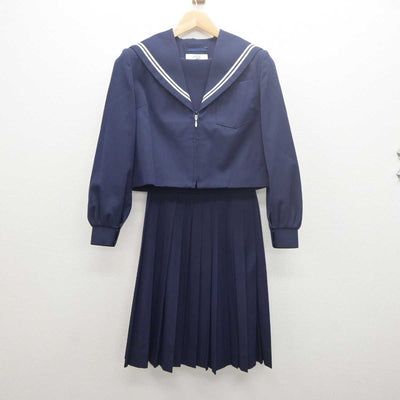 【中古】愛知県 横須賀高等学校 女子制服 2点 (セーラー服・スカート) sf061455