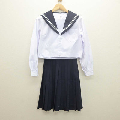 【中古】愛知県 横須賀高等学校 女子制服 2点 (セーラー服・スカート) sf061456