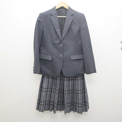 【中古】東京都 東村山高等学校 女子制服 3点 (ブレザー・スカート) sf061459