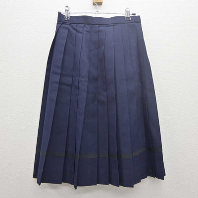 【中古】岡山県 津山高等学校 女子制服 3点 (ブレザー・ベスト・スカート) sf061460