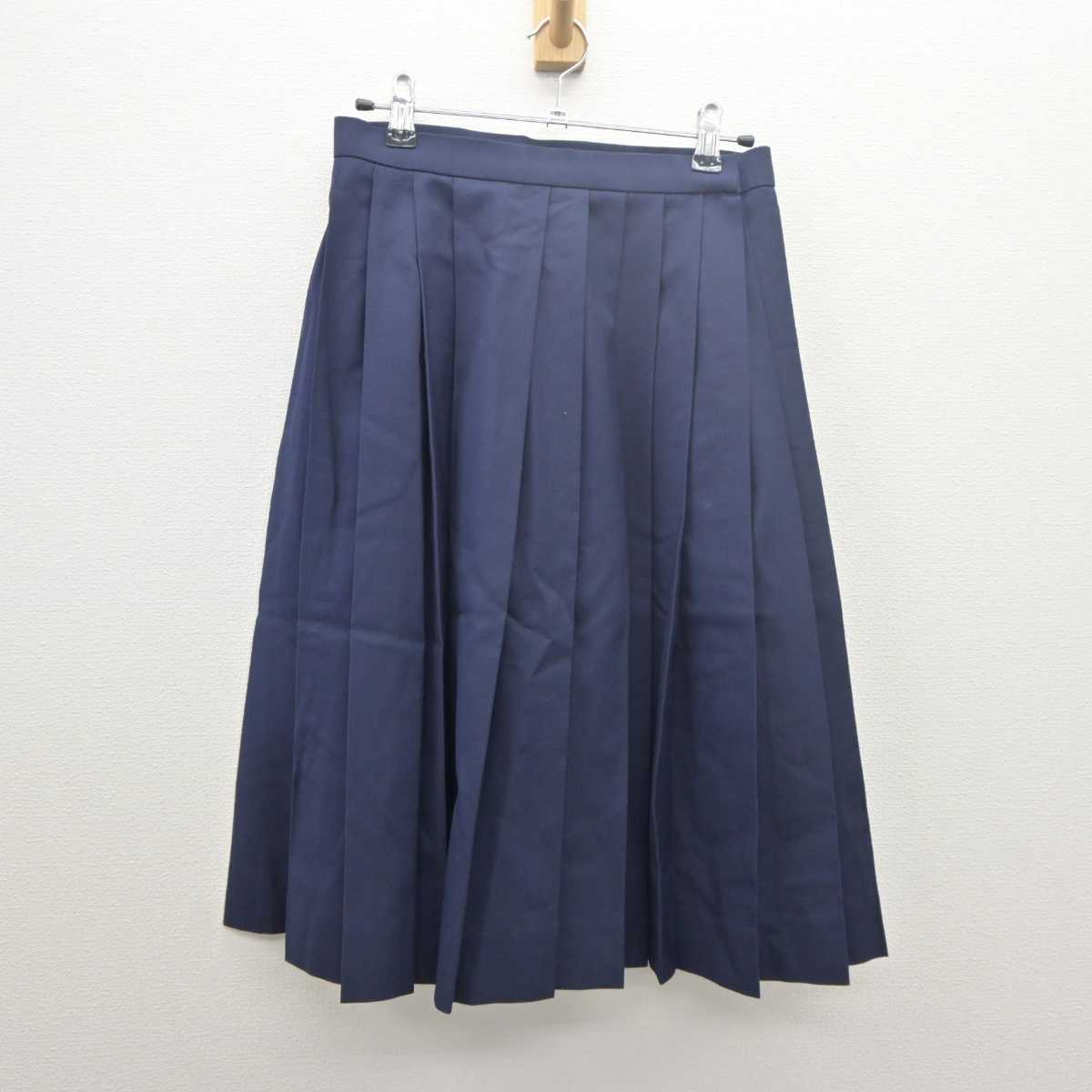 【中古】神奈川県 荻野中学校 女子制服 3点 (ブレザー・シャツ・スカート) sf061466