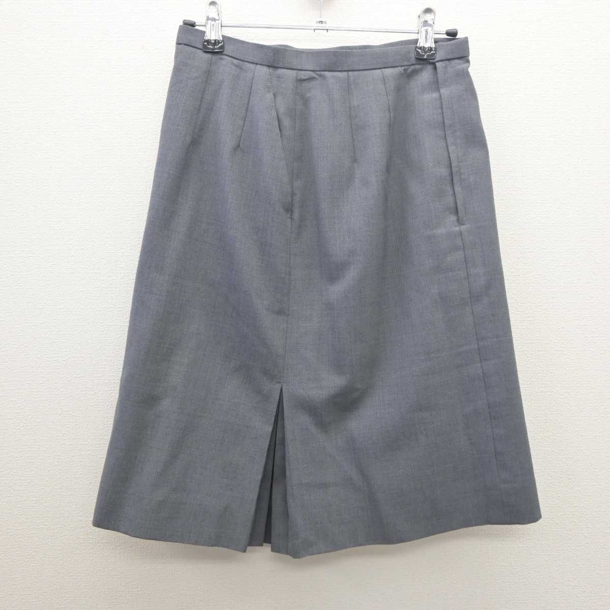 【中古】 事務服 女子制服 2点 (ベスト・スカート) sf061470