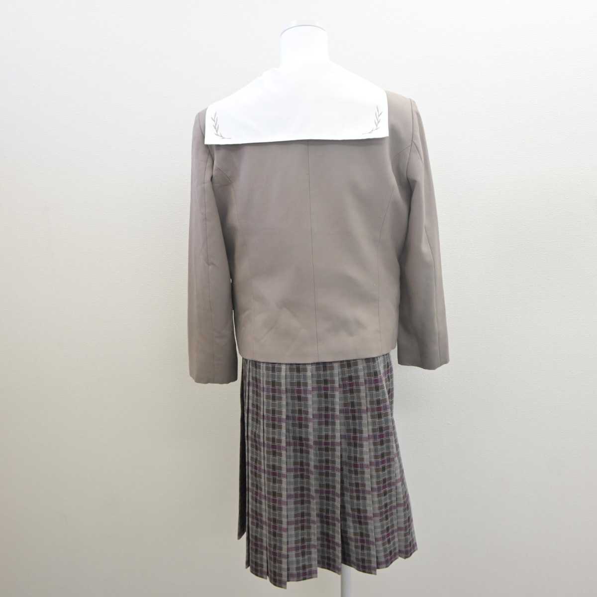 【中古】愛知県 名城大学附属高等学校 女子制服 3点 (ブレザー・セーラー服・スカート) sf061482