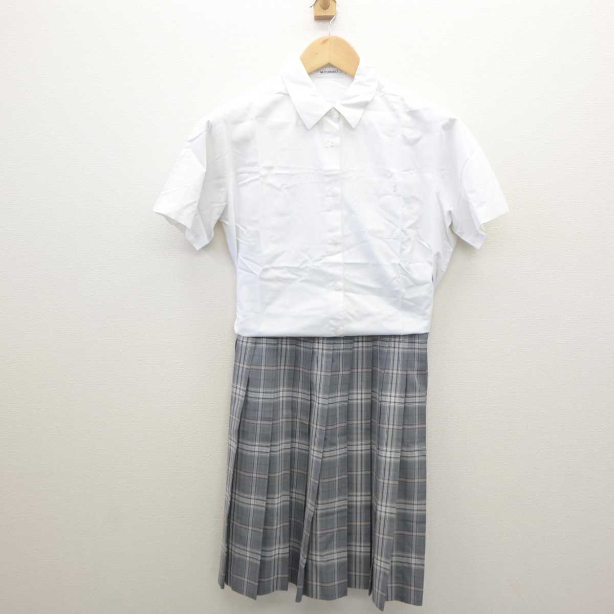 【中古】東京都 淑徳高等学校 女子制服 2点 (シャツ・スカート) sf061489