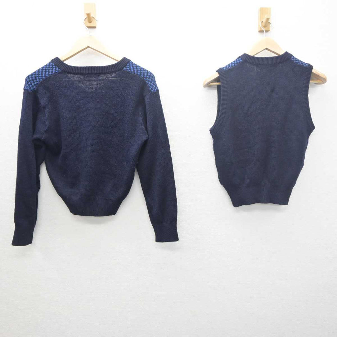 中古】大阪府 開明高等学校/旧制服 女子制服 2点 (ニット